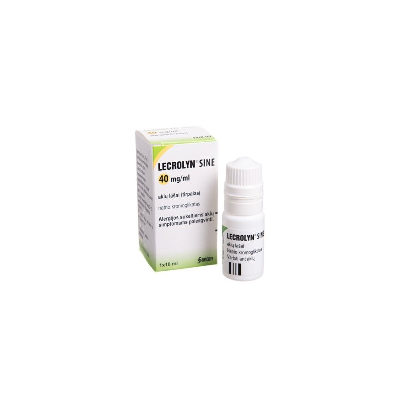 LECROLYN Sine 40mg/ml akių lašai, 10 ml