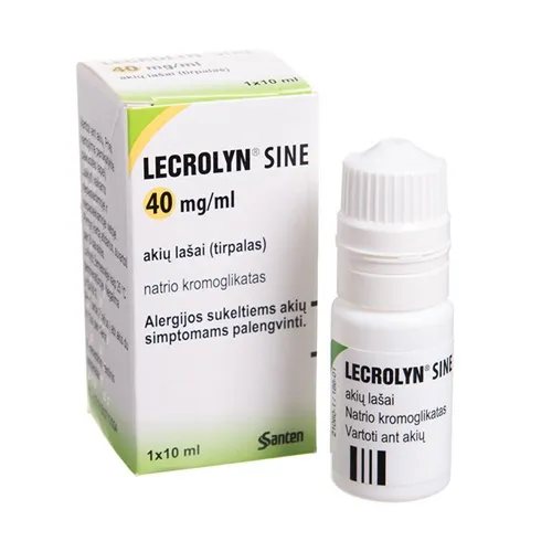 Lecrolyn sine 40mg/ml akių lašai N1, 10 ml