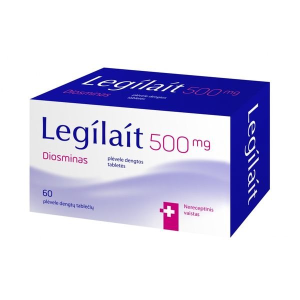 LEGILAIT 500 mg plėvele dengtos tabletės N60