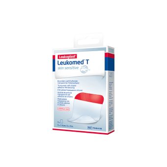 LEUKOPLAST LEUKOMED® T SKIN SENSITIVE Skaidrus, lipnus, sterilus tvarstis, 5 vnt