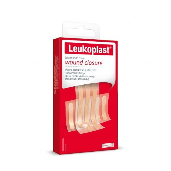 LEUKOPLAST žaizdą užverianti juostelė LEUKOSAN STRIP WOUND CLOSURE, 9 vnt