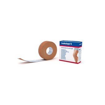 LEUKOTAPE K kineziterapinis pleistras, x 5m, 1 vnt., 2.5 cm