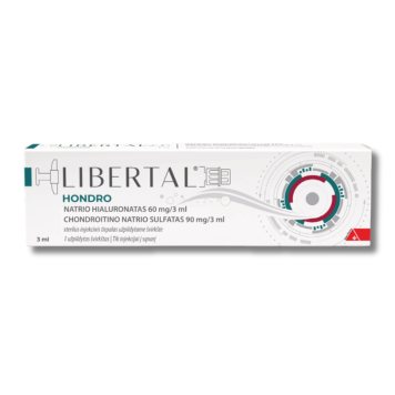 LIBERTAL Hondro 90 mg/ injekcinis tirpalas užpildytame švirkšte N1, 3 ml