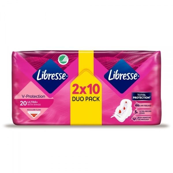 LIBRESSE higieniniai paketai NORMAL, 20 vnt