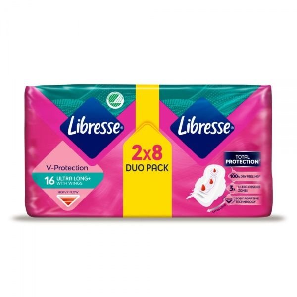 LIBRESSE higieniniai paketai SUPER, 16 vnt