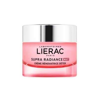 LIERAC atkuriamasis naktinis veido kremas SUPRA RADIANCE, 50 ml