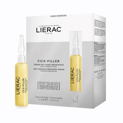 LIERAC serumas CICA FILLER, 3 x 10 ml