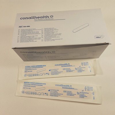 Liežuvio prispaudėjai sterilūs, N100