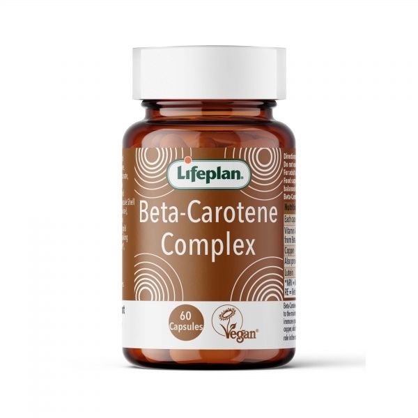 LIFEPLAN maisto papildas BETA CAROTENE COMPLEX, 60 kaps.