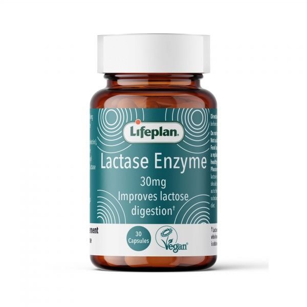 LIFEPLAN maisto papildas LACTASE, 30 kaps.