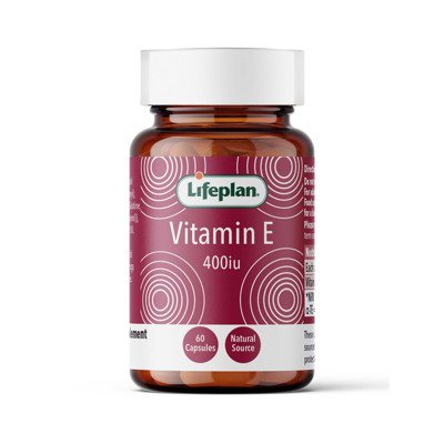 LIFEPLAN VITAMINAS E 400IU , 60 kapsulių