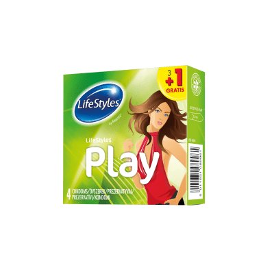 LIFESTYLES prezervatyvai PLAY N4