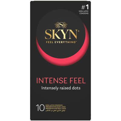 LIFESTYLES SKYN INTENSE FEEL, prezervatyvai, 10 vnt