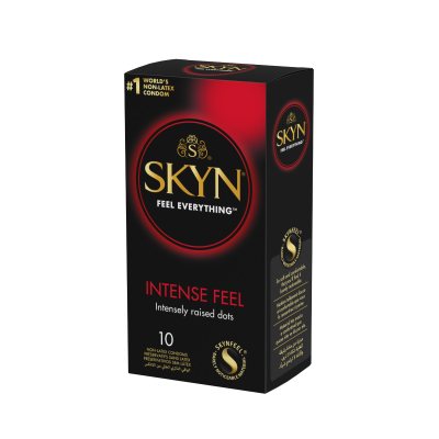 LIFESTYLES SKYN prezervatyvai Intense Feel N10