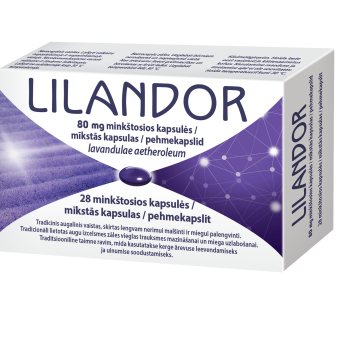 LILANDOR 80 mg, minkštosios kapsulės, minkštosios kapsulės, N28