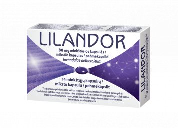 LILANDOR 80 mg minkštosios kapsulės N14