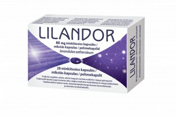 LILANDOR 80 mg minkštosios kapsulės N28