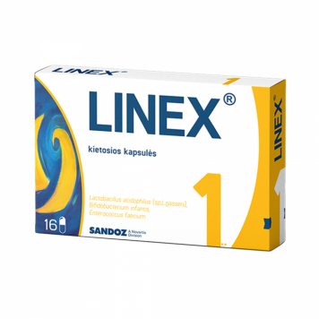 LINEX kietosios kapsulės N16
