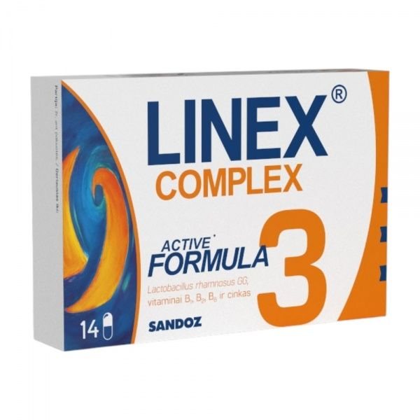 LINEX maisto papildas COMPLEX, 14 kaps.