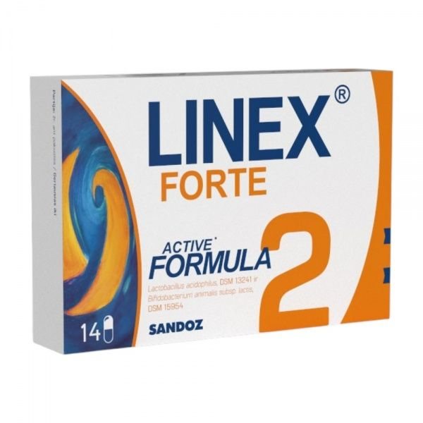LINEX maisto papildas FORTE, 14 kaps.