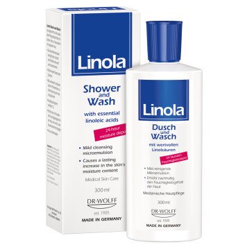 LINOLA dušo ir prausimosi gelis, 300 ml