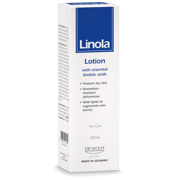 LINOLA kūno losjonas sausai odai, 200 ml