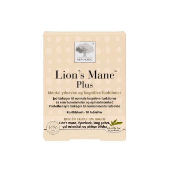 LION'S MANE PLUS, nuo ., 30 tablečių, 11 m