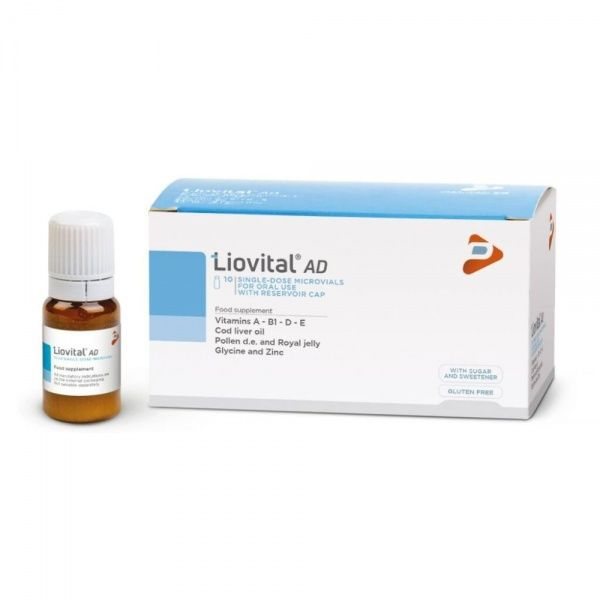 LIOVITAL AD maisto papildas IMUNITETUI, x 10 ml, 10 vnt