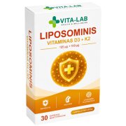 Liposominis vitaminas D3 + K2 VITA-LAB 5000TV+100ug, 30 kaps.