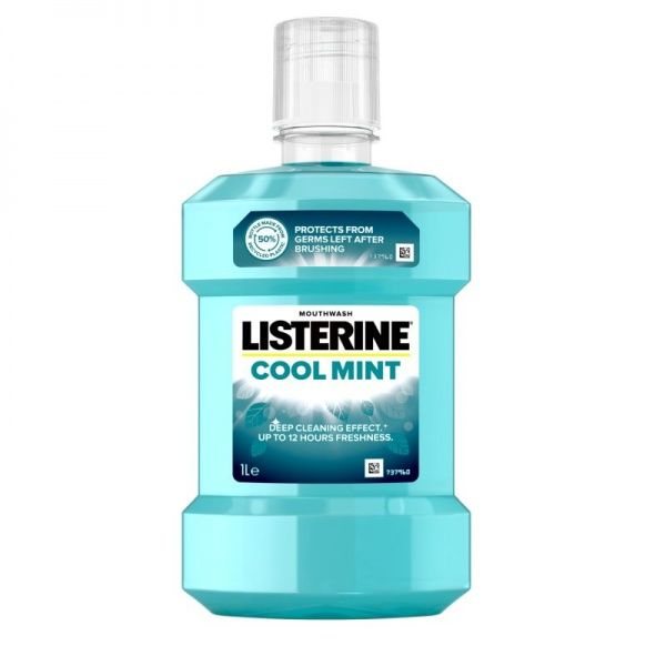 LISTERINE burnos skalavimo skystis COOLMINT, 1000 ml