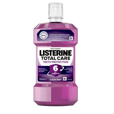 LISTERINE TOTAL CARE, burnos skalavimo skystis, 500 ml