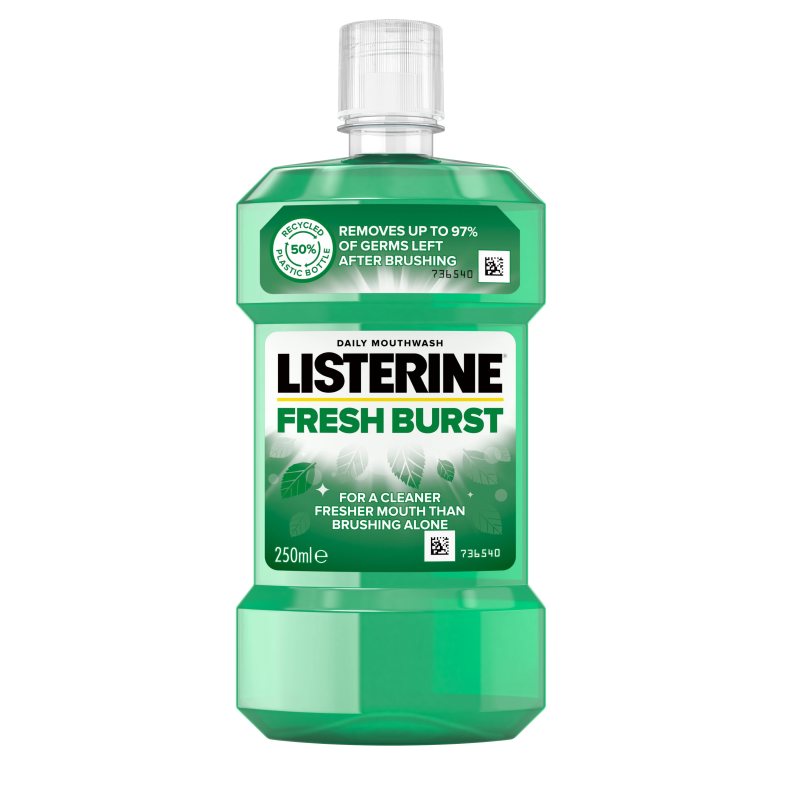 LISTERINE Freshburst burnos skalavimo skystis, 250ml, 250 ml
