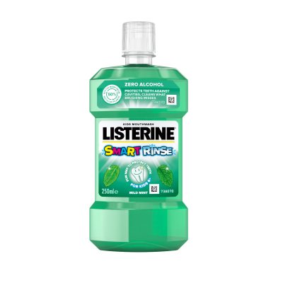LISTERINE mėtų skonio burnos skalavimo skystis SMART RINSE, 250 ml