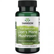 Liūto Karčiai SWANSON LION'S MANE 500 mg, 60 kapsulių