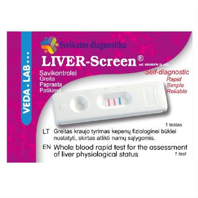 LIVER-SCREEN, kepenų funkcijos testas, 1 vnt