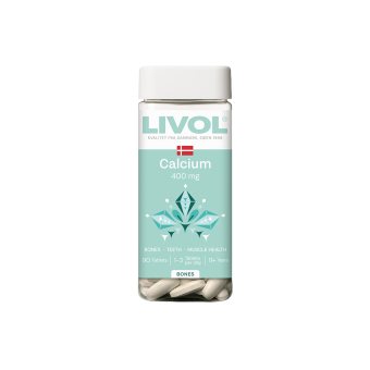 LIVOL Calcium 400 mg, 90 dengtų tablečių