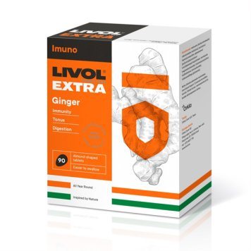 LIVOL Extra Ginger tabletės N90