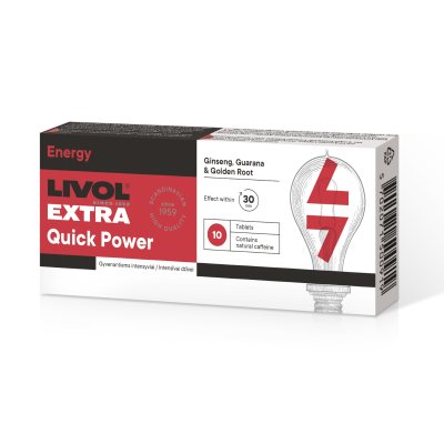 LIVOL Extra Quick Power tabletės N10