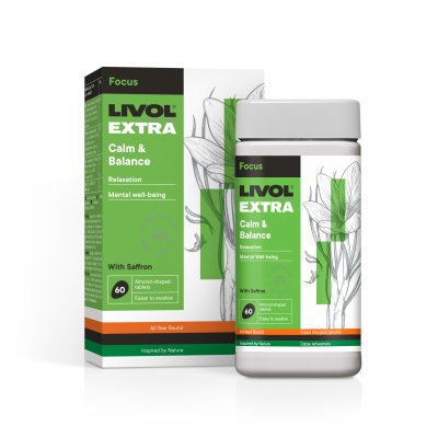 LIVOL EXTRA tabletės CALM AND BALANCE N60
