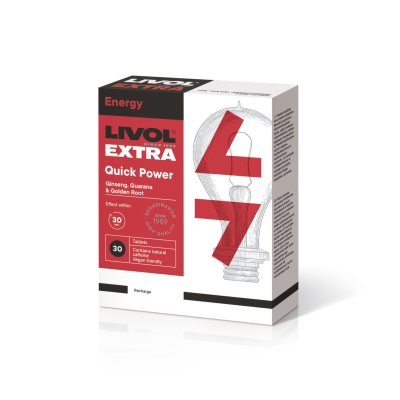 LIVOL EXTRA tabletės QUICK POWER N30