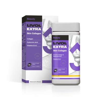 LIVOL EXTRA tabletės SKIN COLLAGEN N60