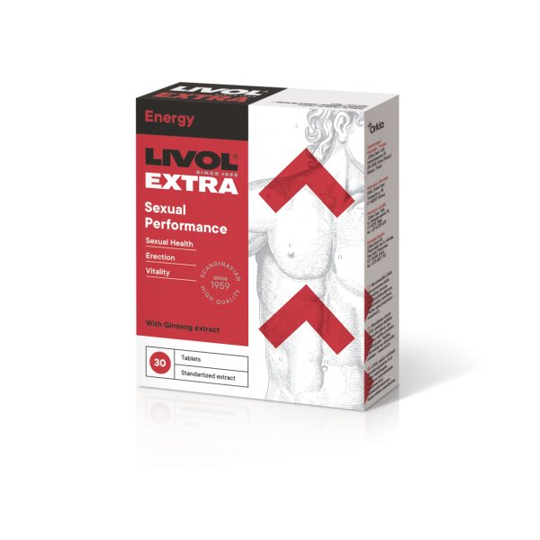 LIVOL maisto papildas EXTRA SEXUAL PERFORMANCE, 30 tab.