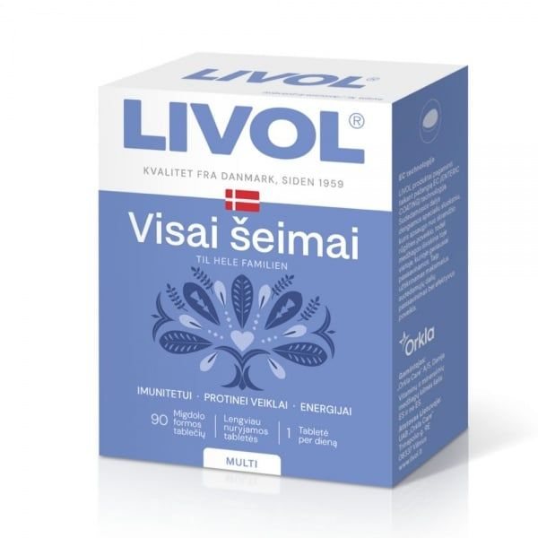 LIVOL maisto papildas MULTI VISAI ŠEIMAI, 90 tab.