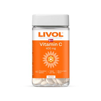 LIVOL MONO, Vitaminas C, 400 mg, N50
