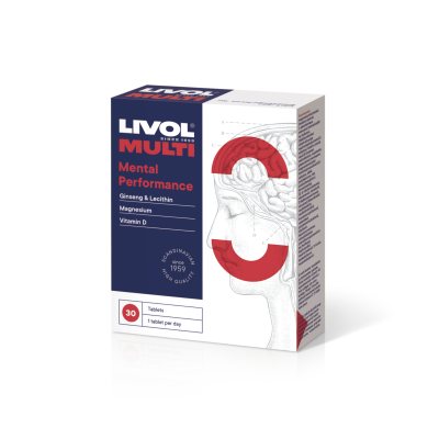LIVOL Multi Mental Performance tabletės N30