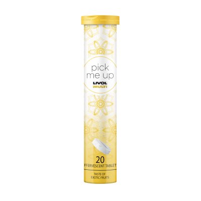 LIVOL MULTI šnypščiosios tabletės Pick me up N20