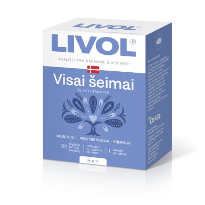 LIVOL MULTI tabletės visai šeimai, N90