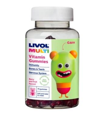 LIVOL vitaminų guminukai vaikams, N75