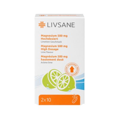 LIVSANE 500 mg magnio šnypščiosios tabletės N20