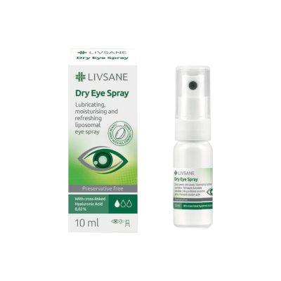LIVSANE akių purškalas be konservantų DRY EYE, 10 ml